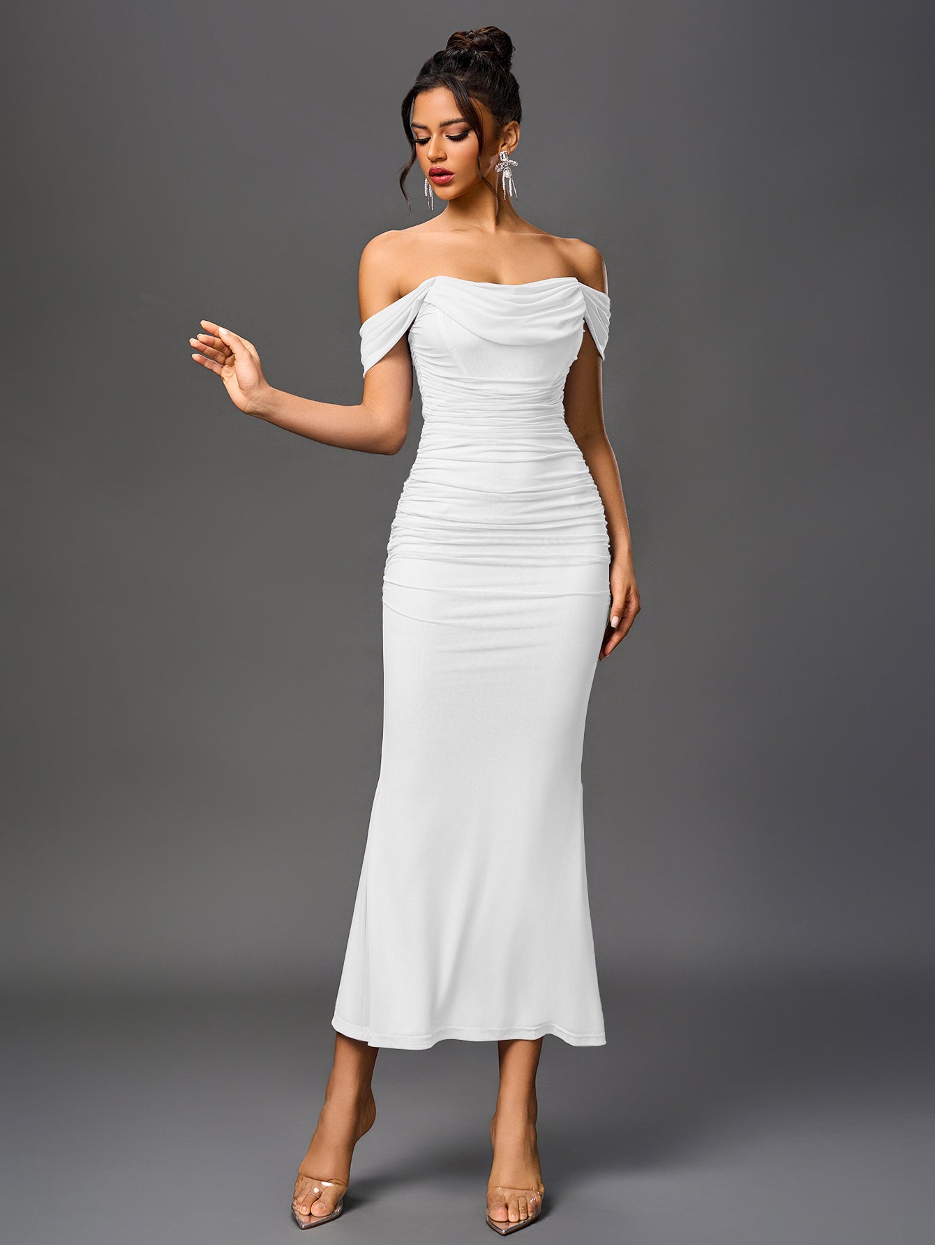 SOPHIA OFF-SHOULDER MAXI DRESS