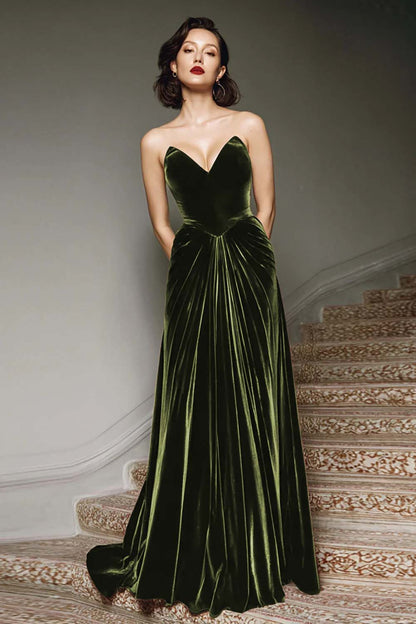 Margot Velvet A-Line Dress