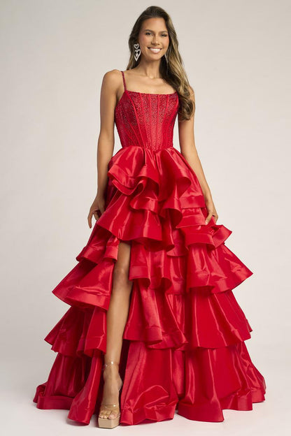Portia Black & Gold Ballgown Dress