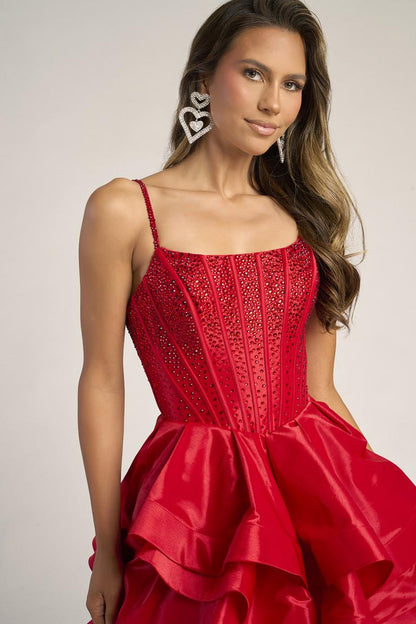 Portia Black & Gold Ballgown Dress