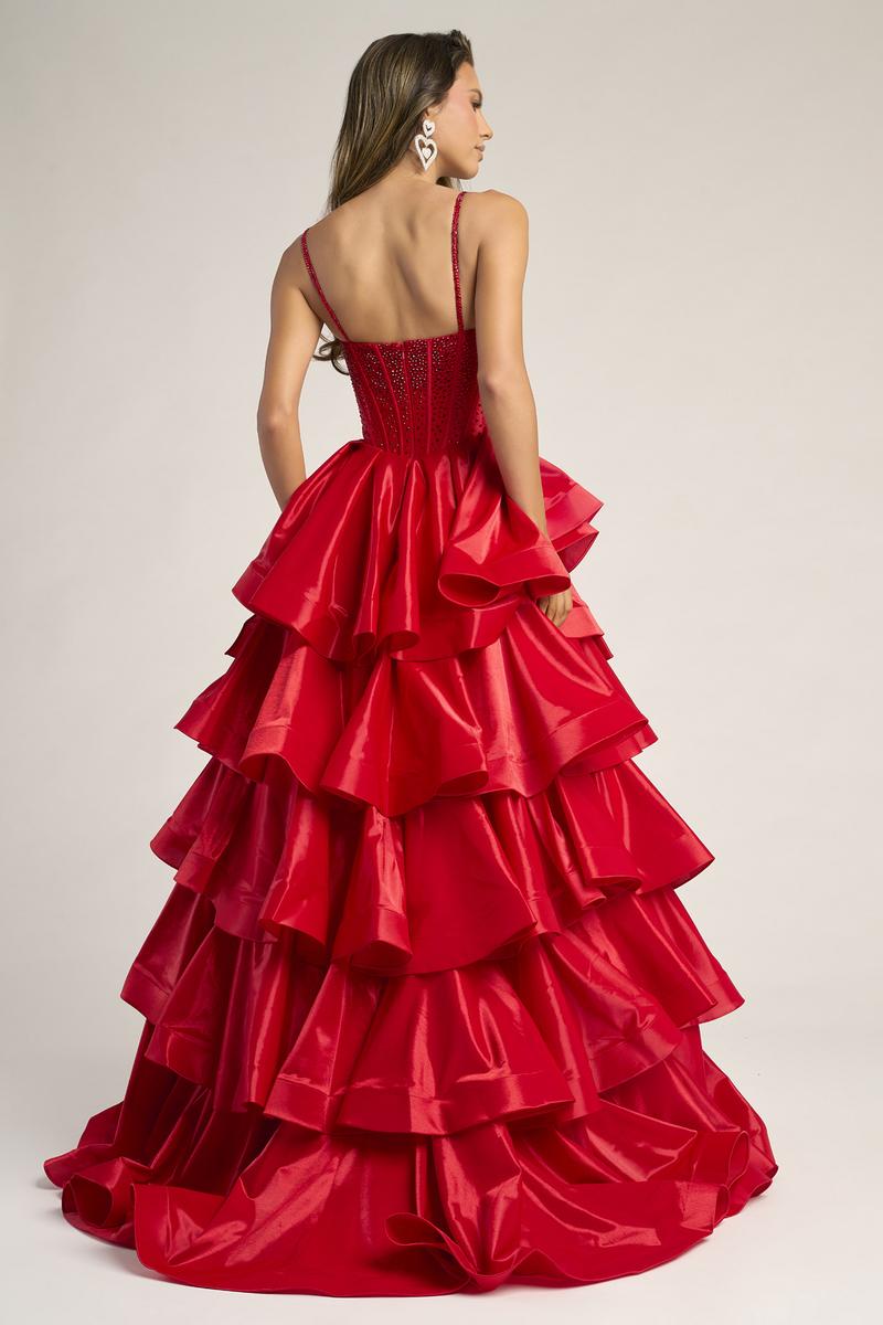 Portia Black & Gold Ballgown Dress