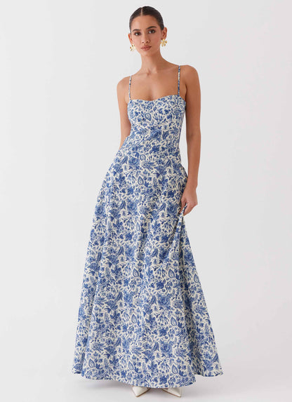 Angelina Linen Maxi Dress