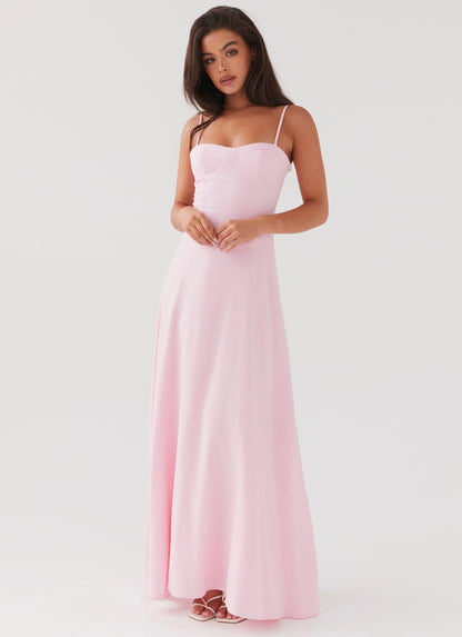 Angelina Linen Maxi Dress