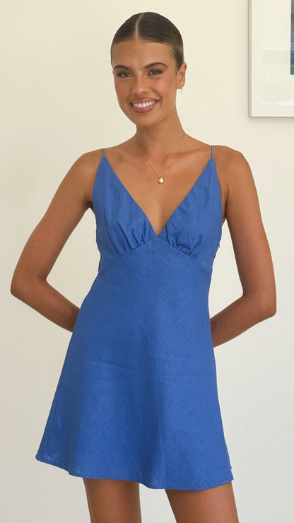 Halina Silk Mini Dress