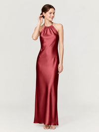 Cut Skirt Burgundy