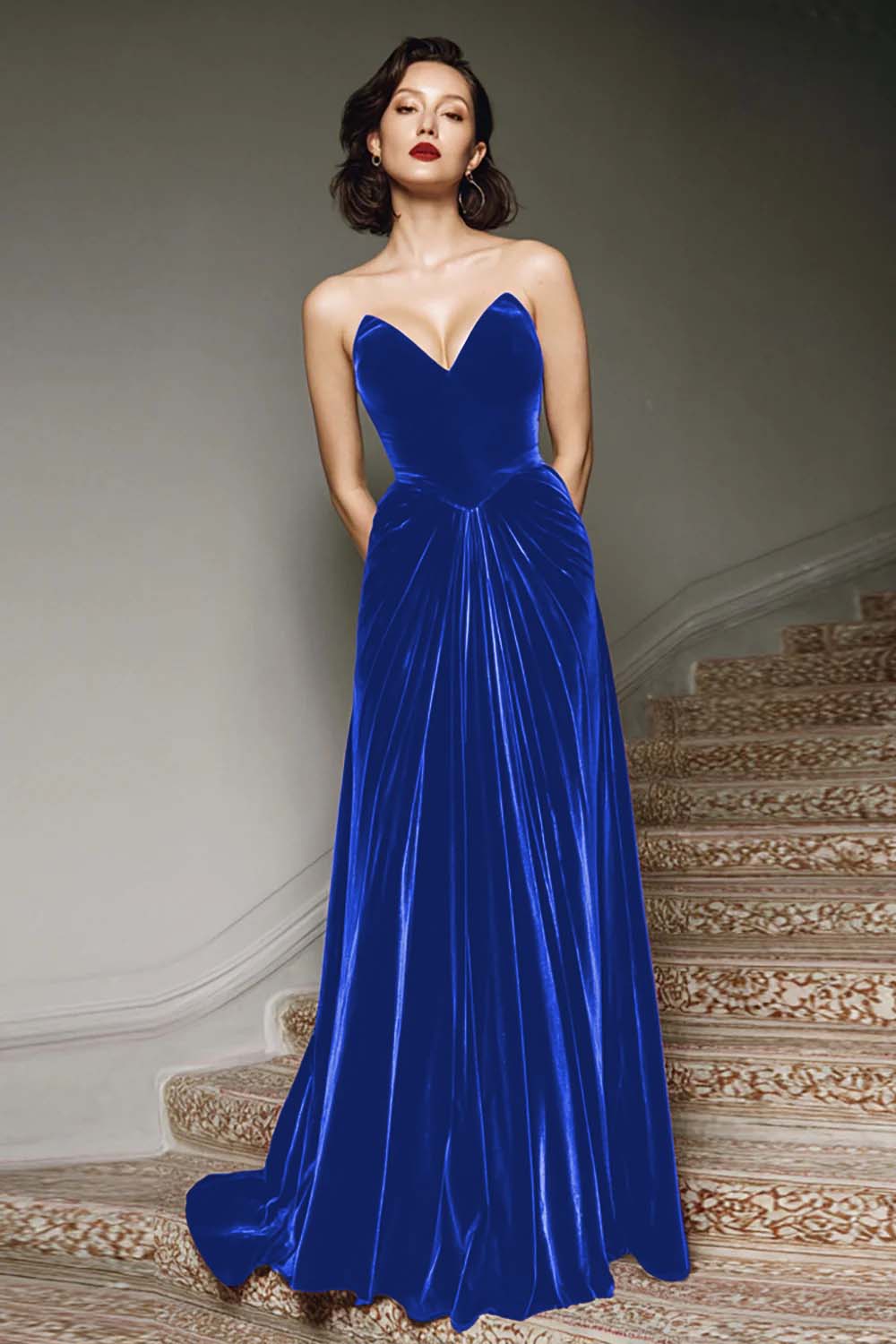 Margot Velvet A-Line Dress