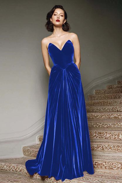 Margot Velvet A-Line Dress