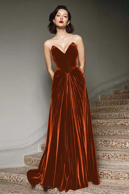 Margot Velvet A-Line Dress