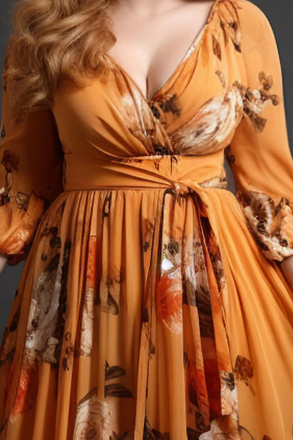 Ophelia Wrap Maxi Dress