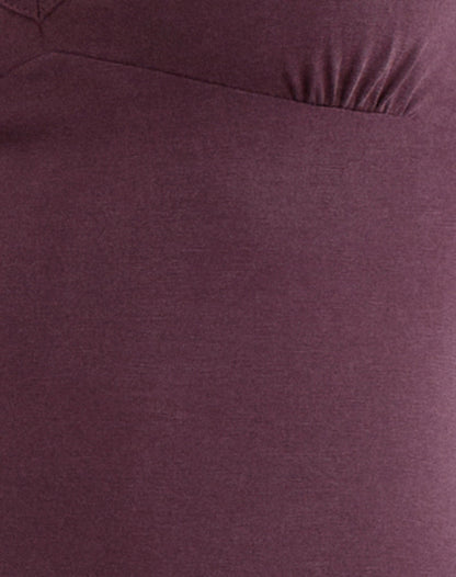 Sanyu Cupro Plunge Maxi Dress