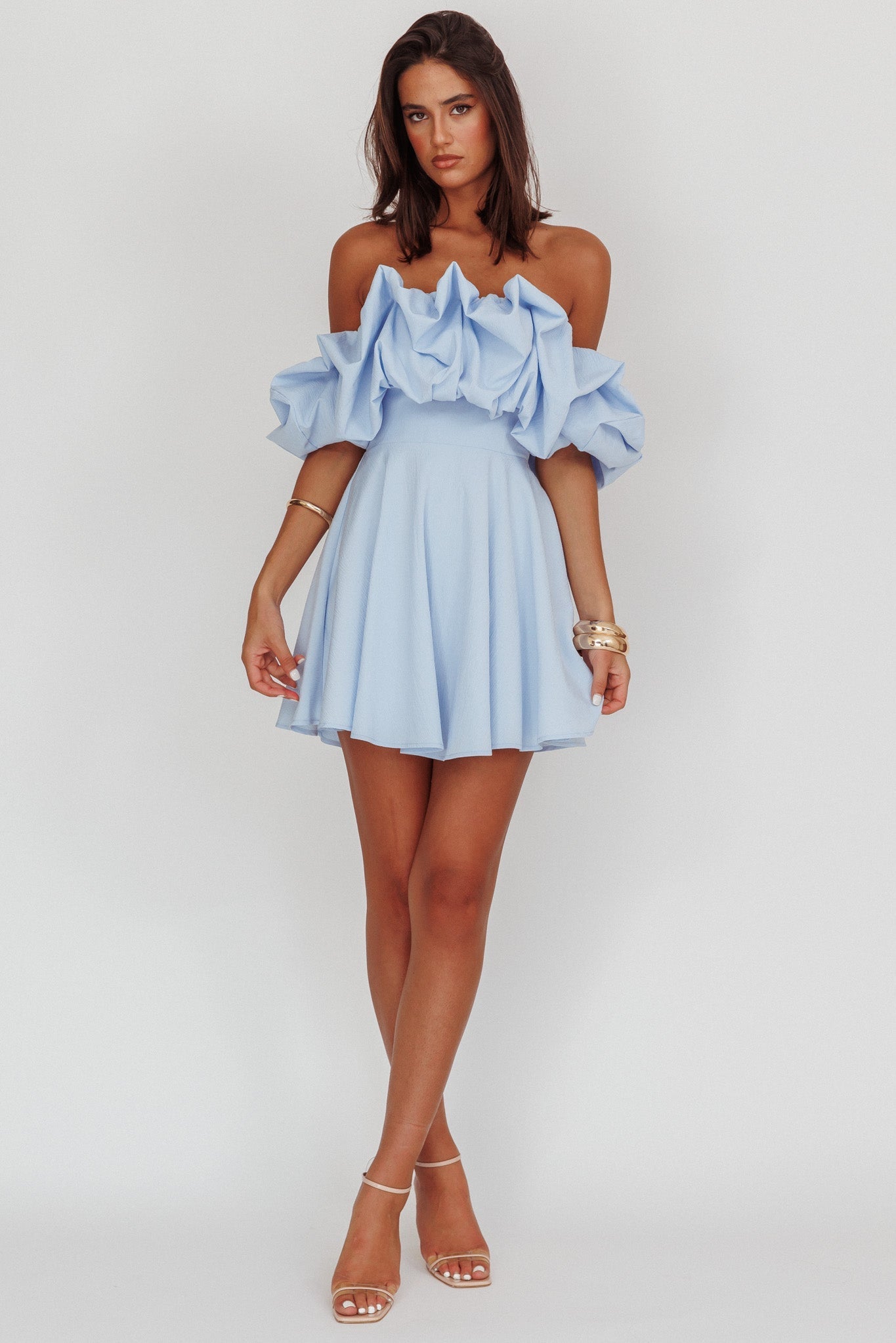 Kailynn Off-Shoulder A-Line Mini Dress