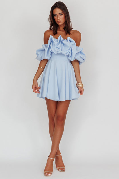 Kailynn Off-Shoulder A-Line Mini Dress
