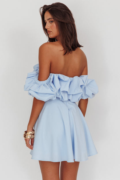 Kailynn Off-Shoulder A-Line Mini Dress