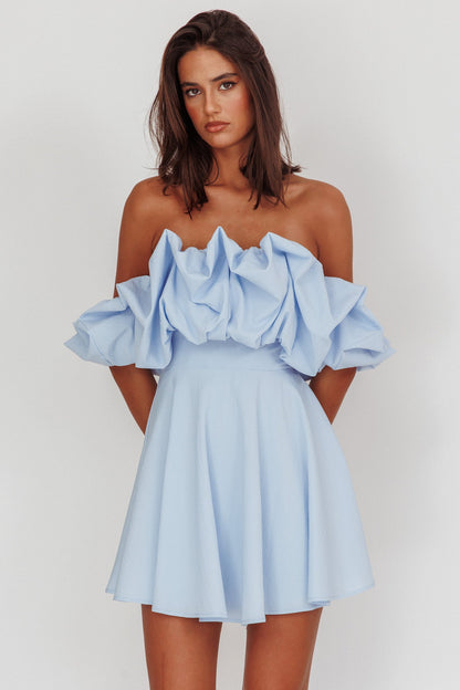 Kailynn Off-Shoulder A-Line Mini Dress