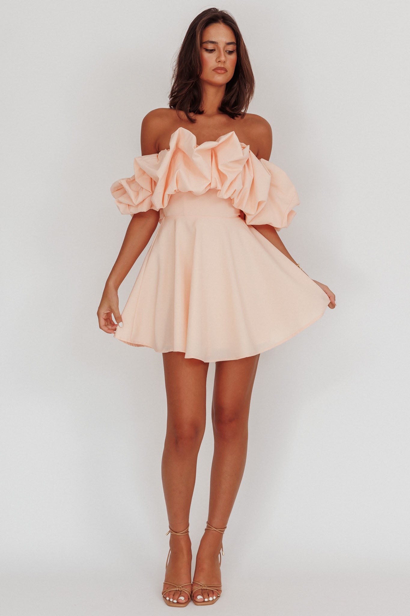 Kailynn Off-Shoulder A-Line Mini Dress