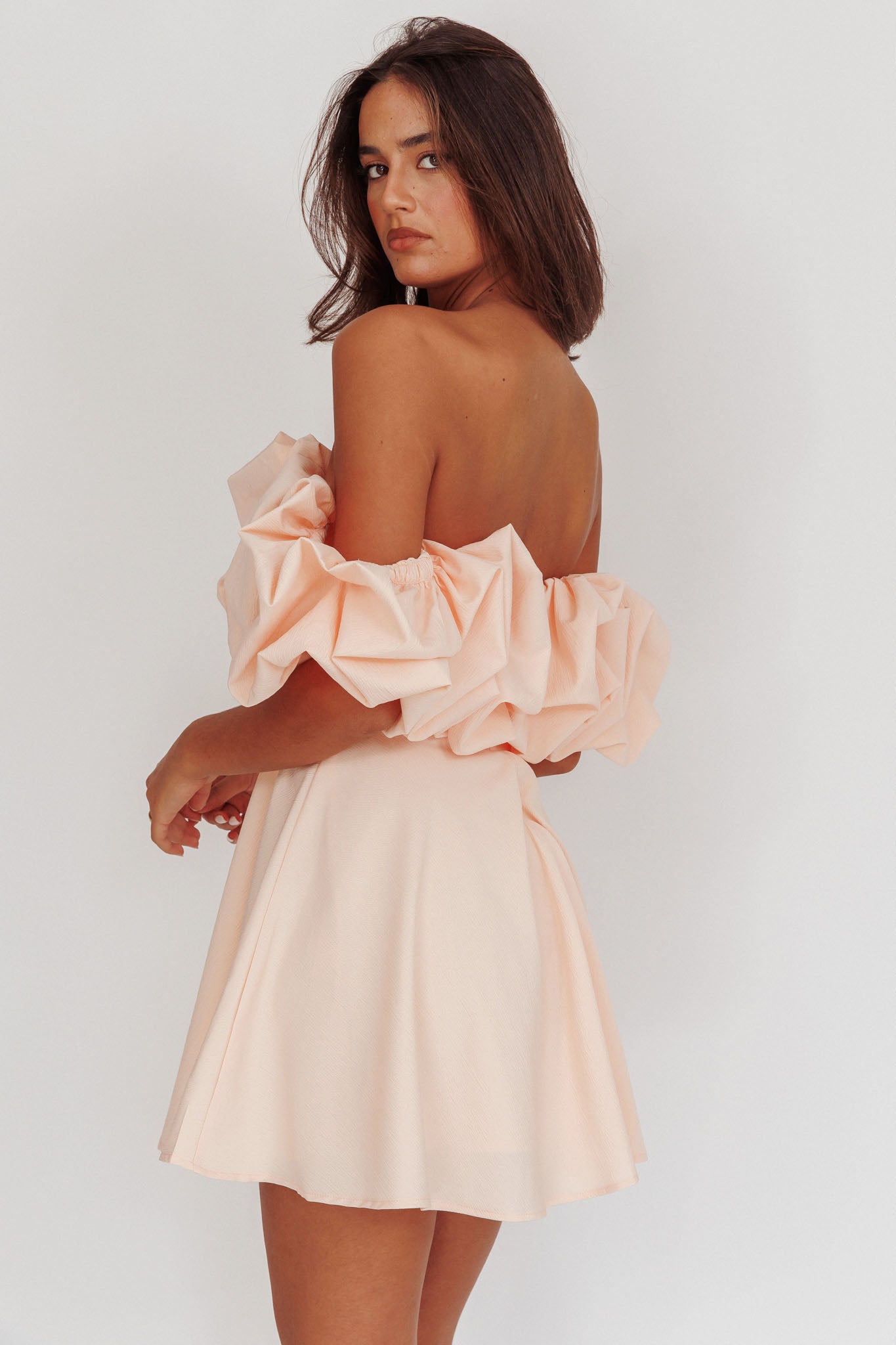 Kailynn Off-Shoulder A-Line Mini Dress