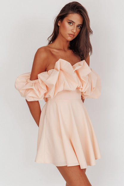 Kailynn Off-Shoulder A-Line Mini Dress