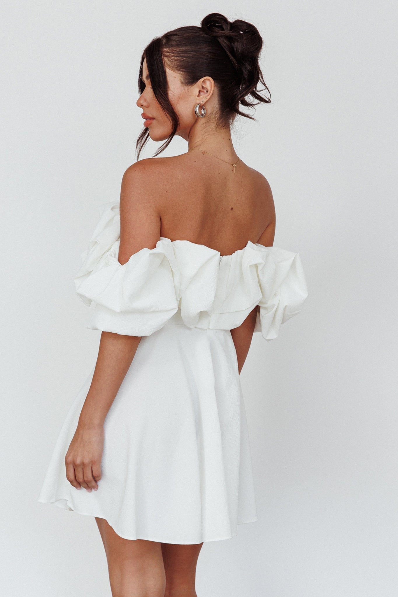 Kailynn Off-Shoulder A-Line Mini Dress