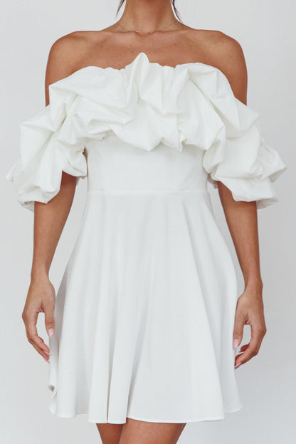 Kailynn Off-Shoulder A-Line Mini Dress