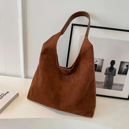 Lacy Suede Tote Bag