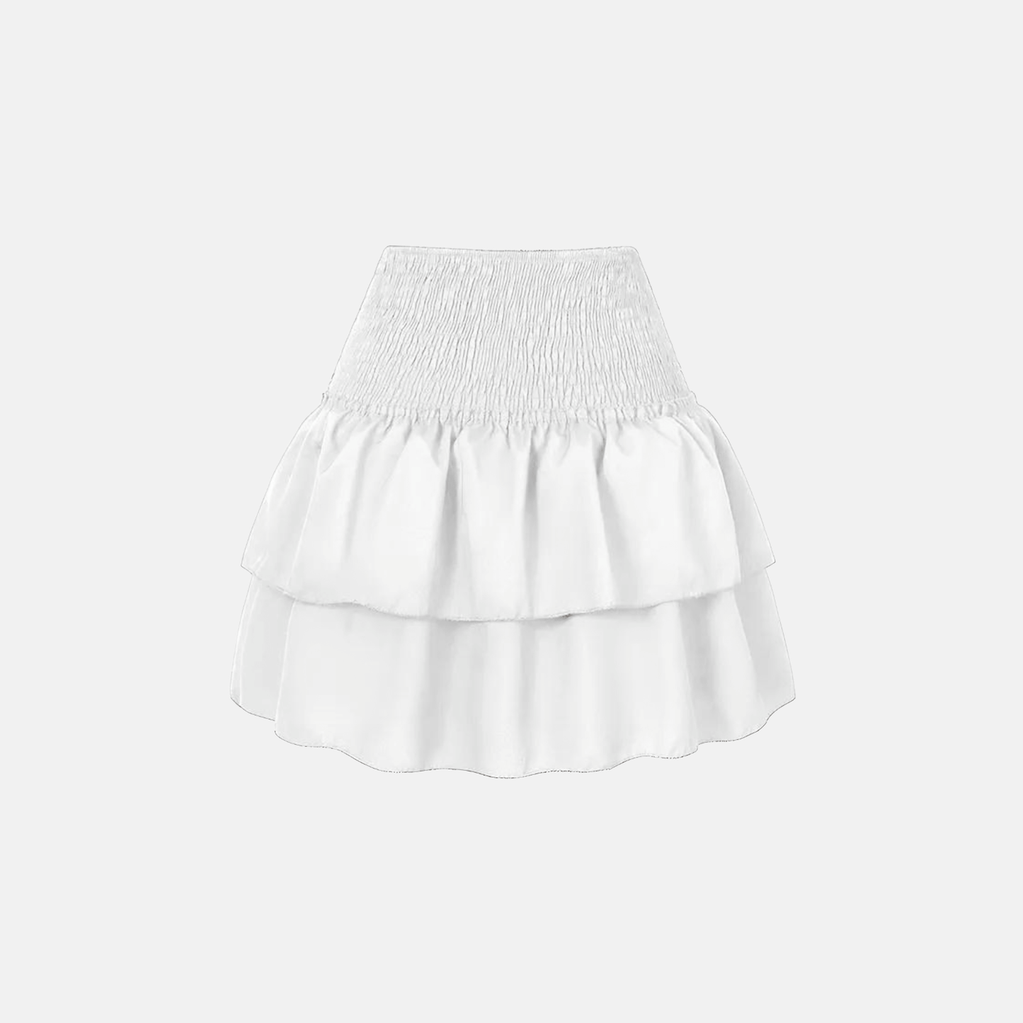Sage Ruffle Mini Skirt Mini Dress