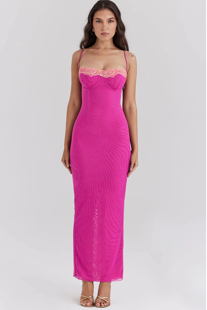Sienna Lace Maxi Dress