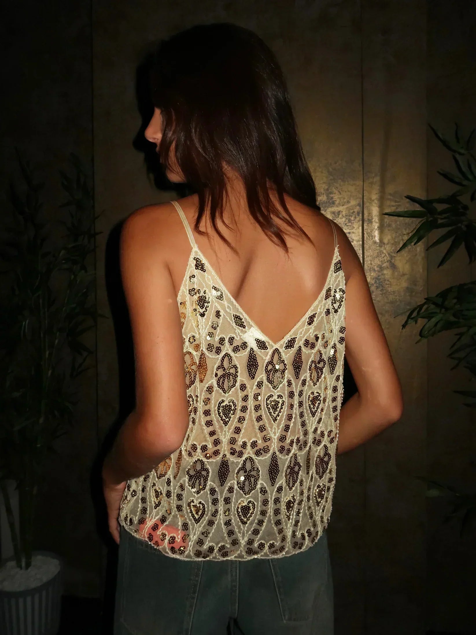 AURA SEQUIN TOP