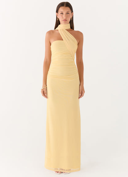 Songbird Sunburst Floral Maxi Dress