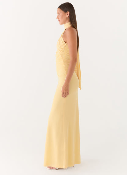 Songbird Sunburst Floral Maxi Dress