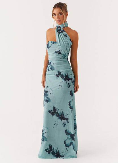 Songbird Sunburst Floral Maxi Dress