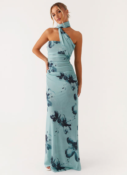 Songbird Sunburst Floral Maxi Dress