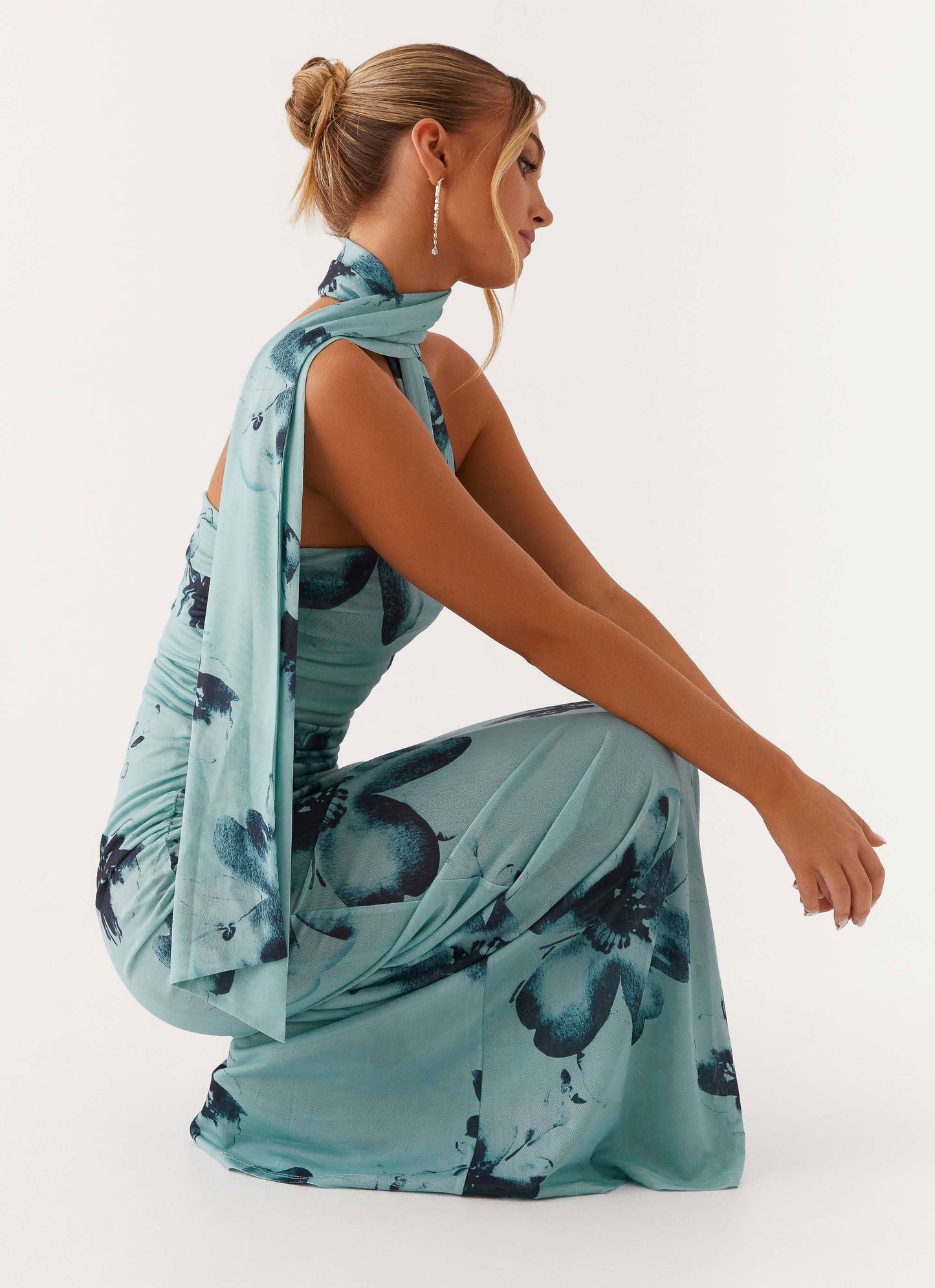 Songbird Sunburst Floral Maxi Dress