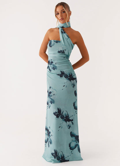 Songbird Sunburst Floral Maxi Dress