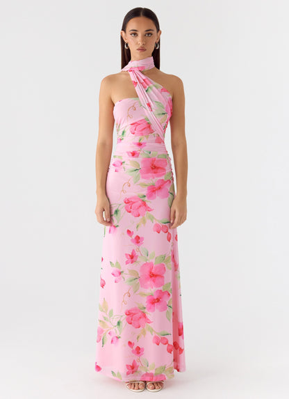 Songbird Sunburst Floral Maxi Dress
