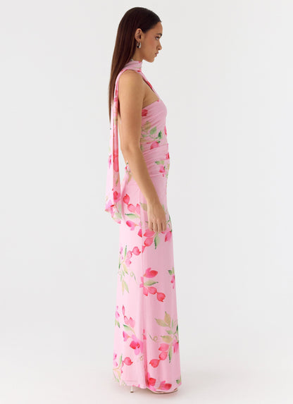 Songbird Sunburst Floral Maxi Dress