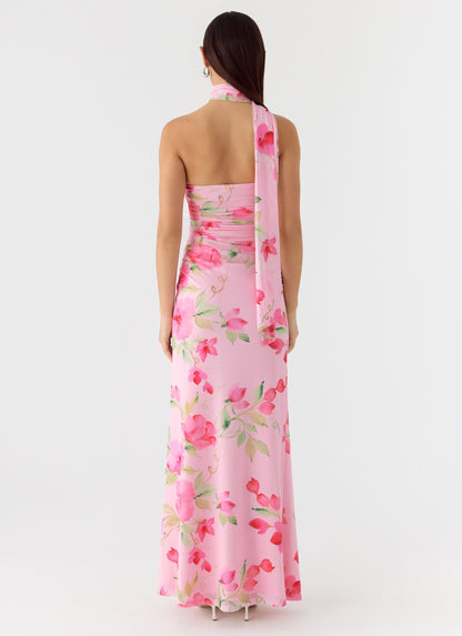 Songbird Sunburst Floral Maxi Dress