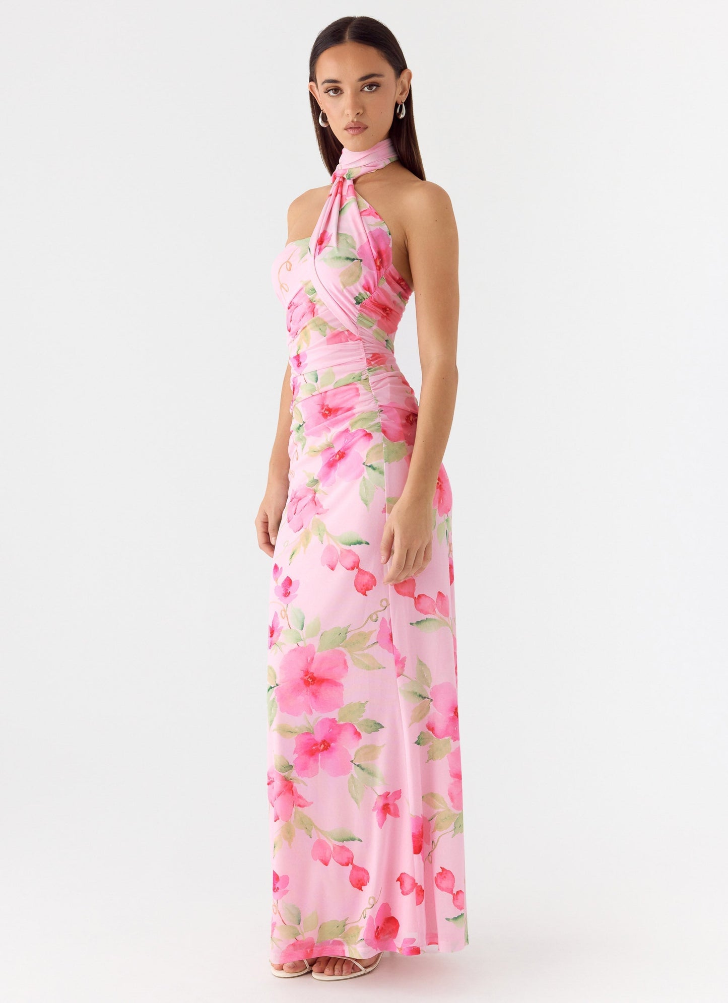 Songbird Sunburst Floral Maxi Dress