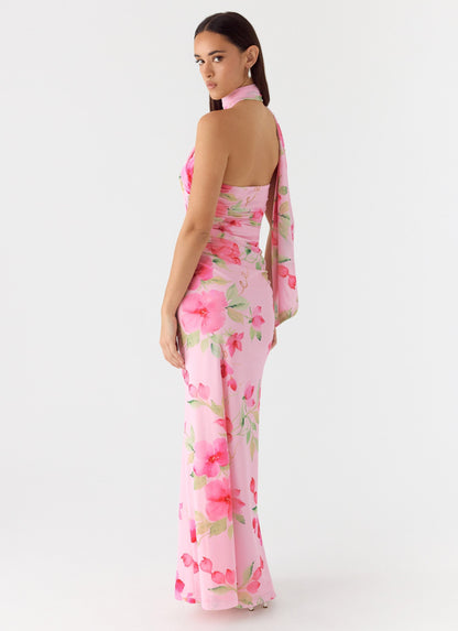Songbird Sunburst Floral Maxi Dress