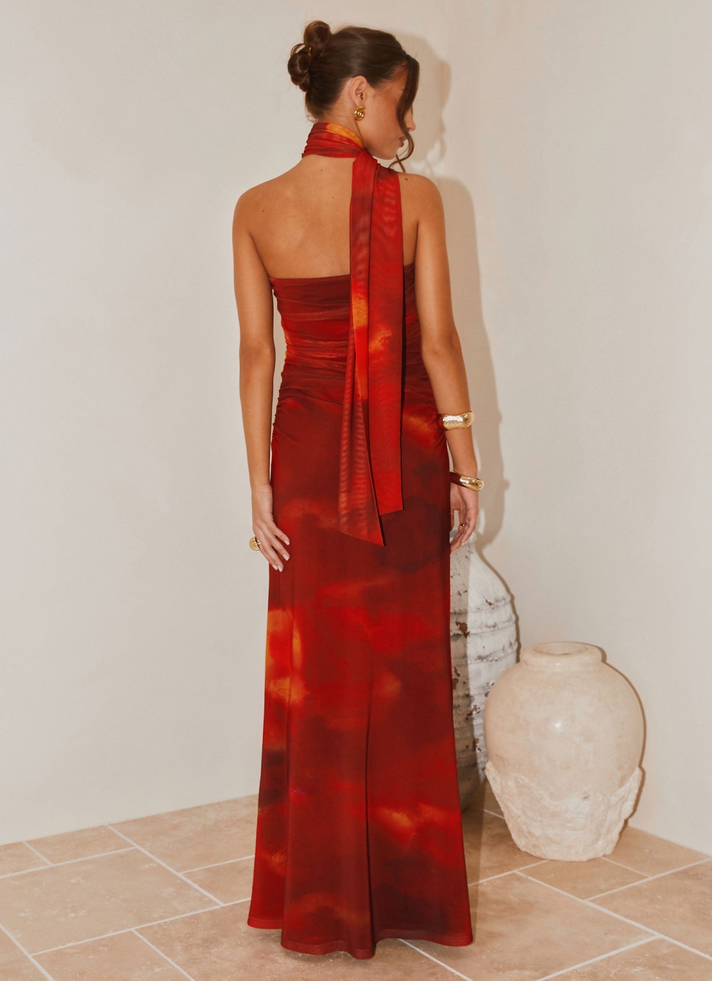 Songbird Sunburst Floral Maxi Dress