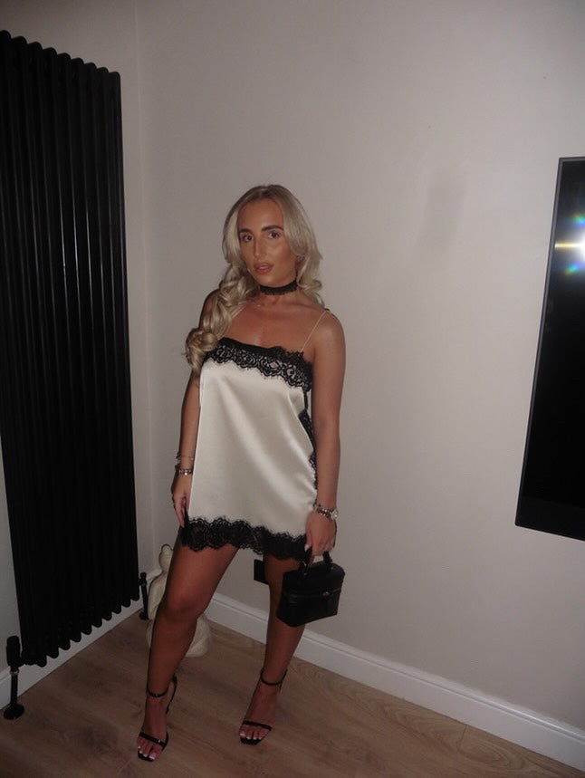 MAYE SATIN MINI DRESS