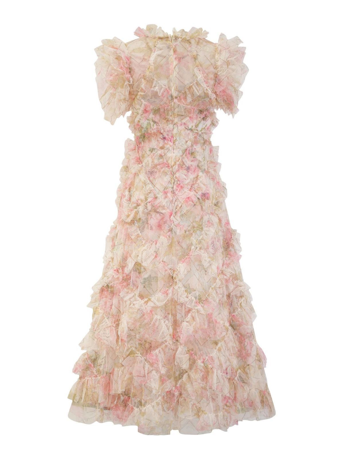 Evangeline Floral Tulle Bridesmaid Dress