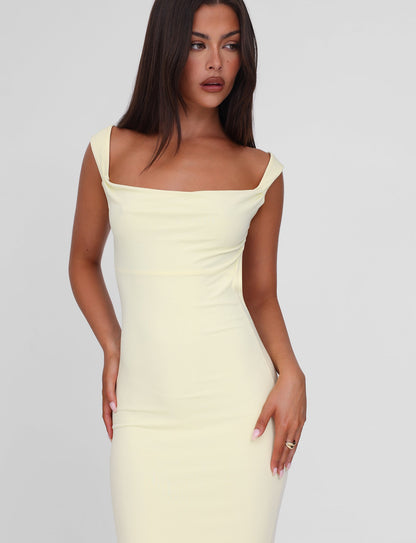Zita Lemon Maxi Dress