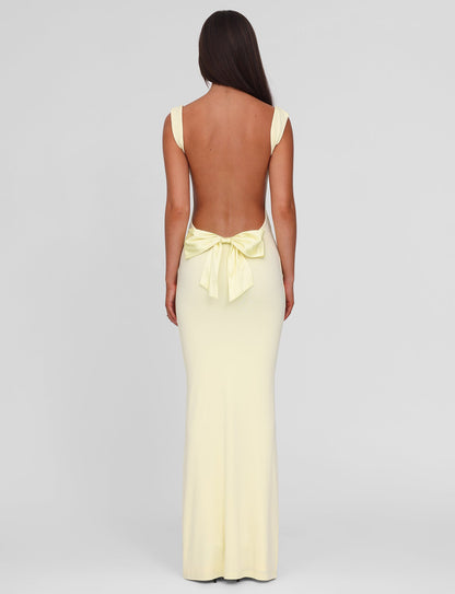 Zita Lemon Maxi Dress