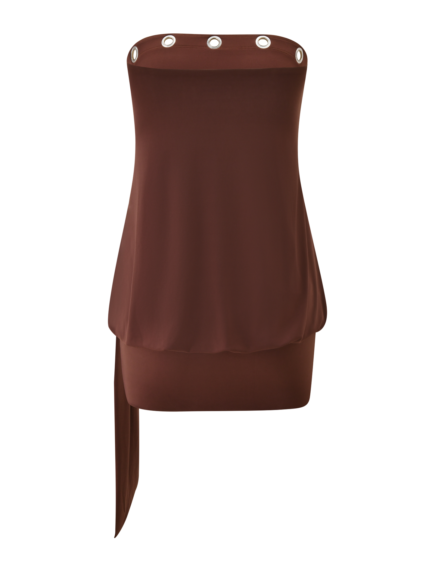 Ravenna Chocolate Silk Dress