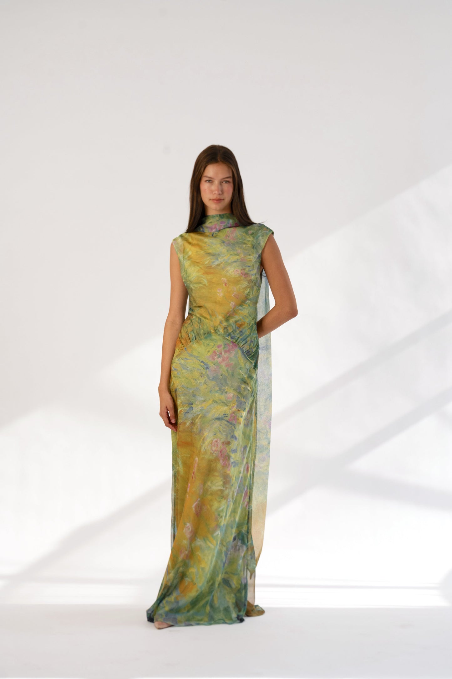 Iris Silk Maxi Dress