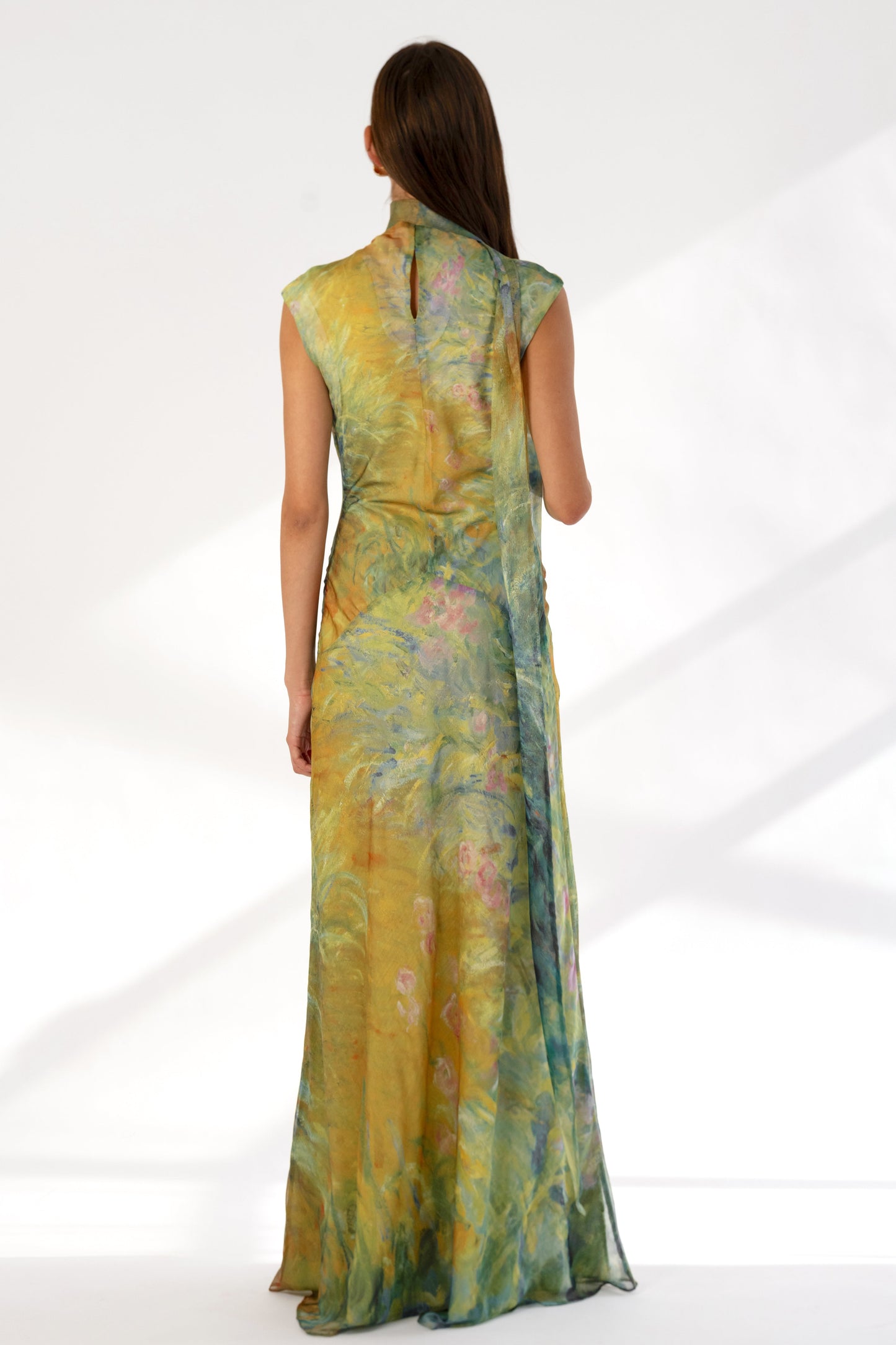 Iris Silk Maxi Dress