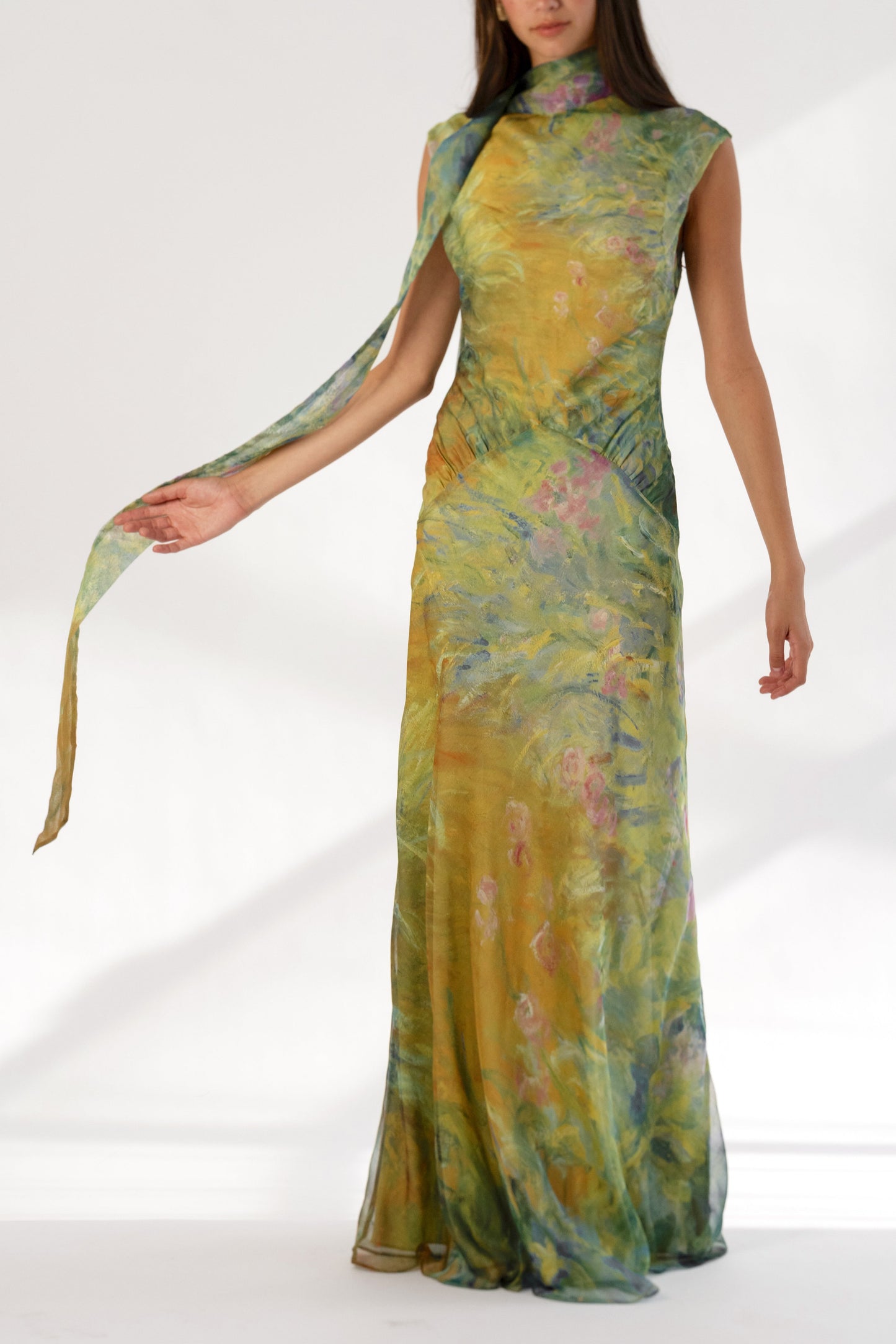 Iris Silk Maxi Dress