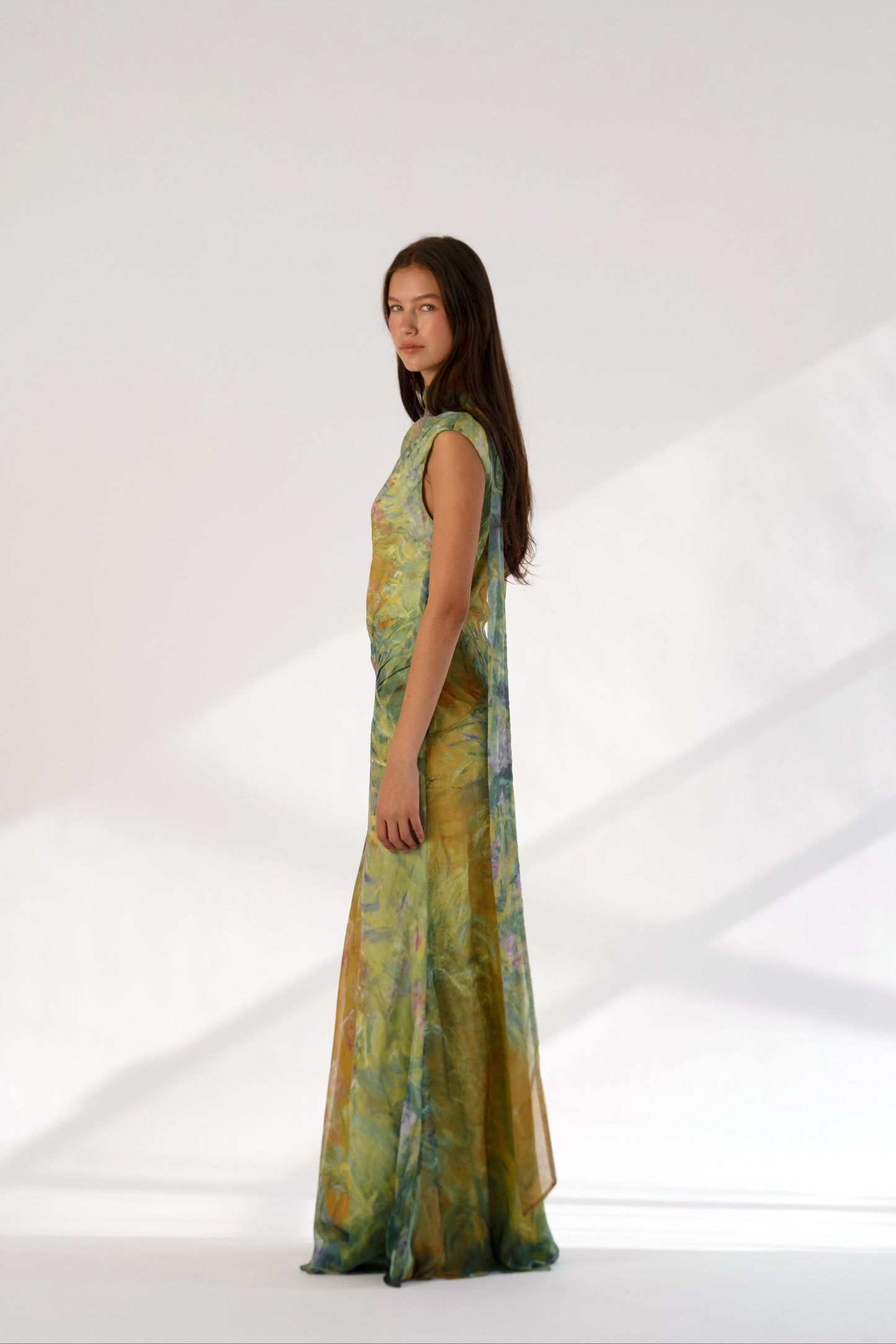 Iris Silk Maxi Dress