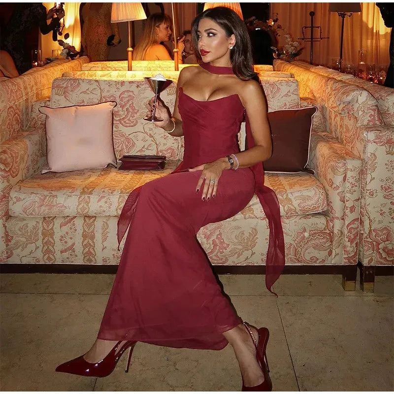 Arabella Chiffon Mermaid Dress