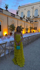 Isla Chiffon Off-Shoulder Gown